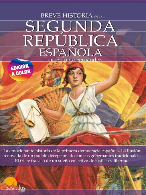 Title details for Breve historia de la Segunda República española by Luis E. Íñigo Fernández - Wait list